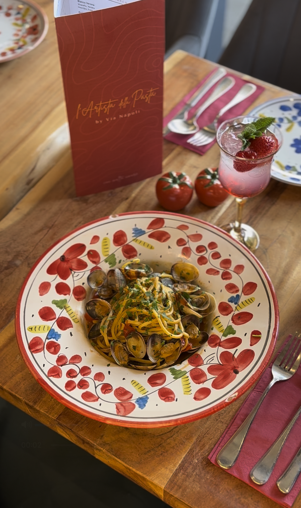 Via Napoli Pasta - Artiste de Pasta dish